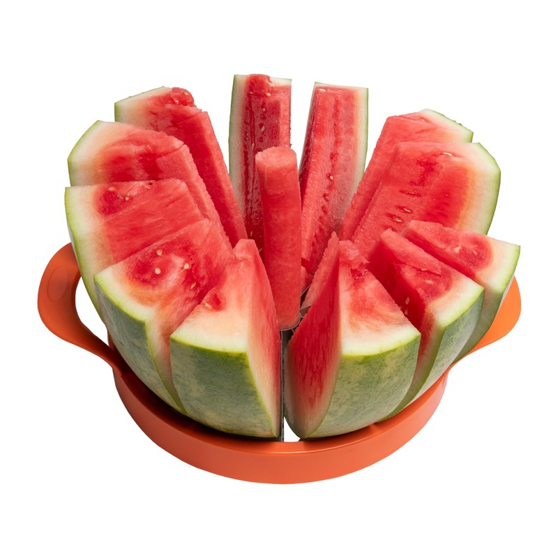 KOLORAE Extra Large Watermelon Slicer, Stainless Steel Cutter with Durable