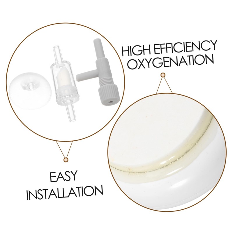 BUGUUYO Aquarium Bubble Disc for Fish Tanks Silent Easy Installation