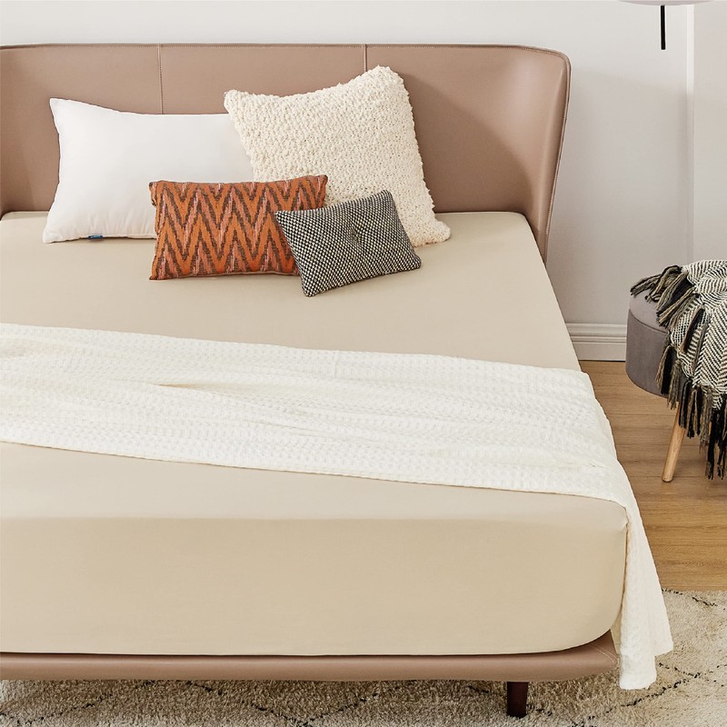 Bedsure King Size Fitted Sheets - Bed Sheets Extra Deep