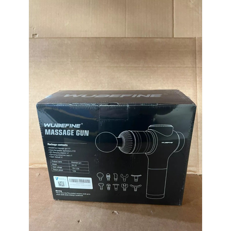 Wubefine EM-22 Massage Gun Deep Tissue Percussion 3200 RPM 10