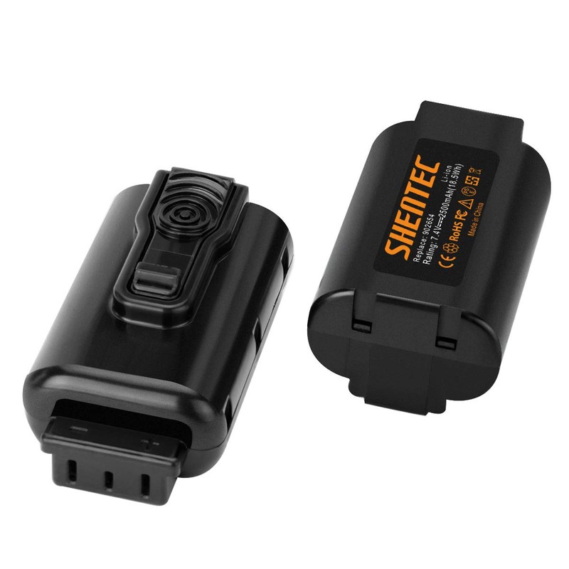 Shentec 2 Pack 7.4V 2.5Ah Battery Compatible with Paslode 902654
