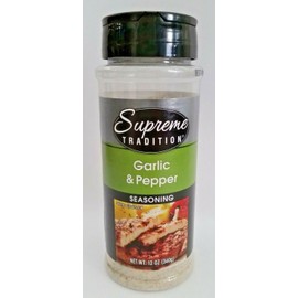 Supreme Tradition New! 4 X 12 oz Supreme Tradition Garlic and Pepper Seasoning Sealed Packed