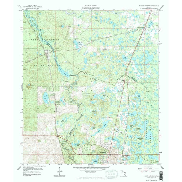 YellowMaps Saint Catherine FL topo map, 1:24000 Scale, 7.5 X