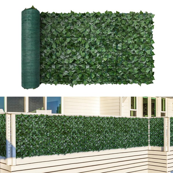 TANG Sunshades Depot 39"x156" 4 Pcs Artificial Ivy Privacy Fence