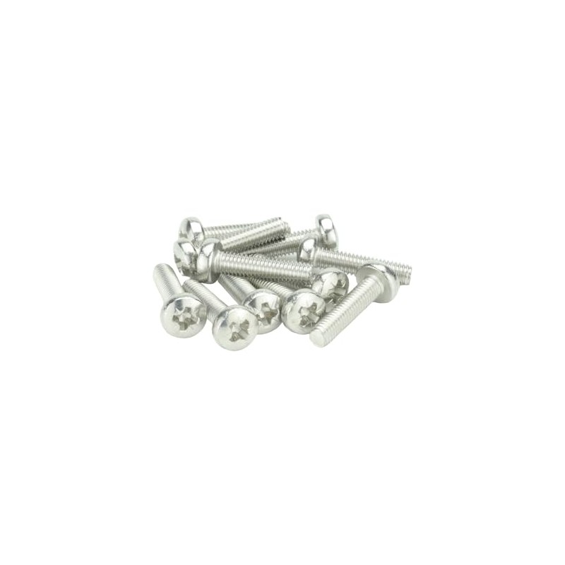 M5 (5mm x 25mm) Pozi Pan Head Machine Screws -