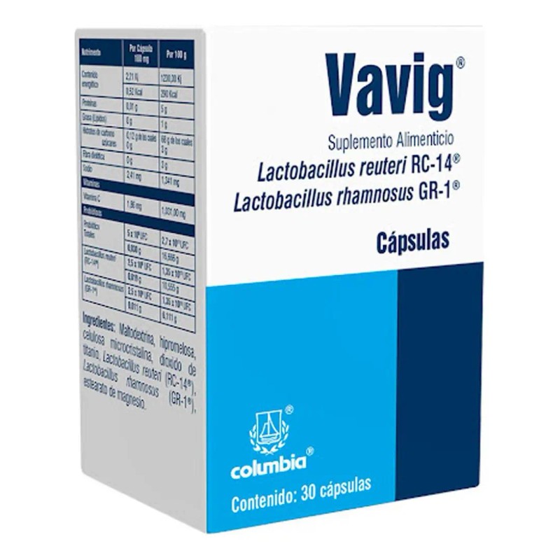 Vavig Caja Frasco Cápsulas