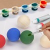 Belle Vous Natural Unfinished Wooden Balls for Crafts (Pack of