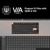 Keychron V1 Max 75% Custom Mechanical Keyboard Kit, 2.4 GHz/Bluetooth