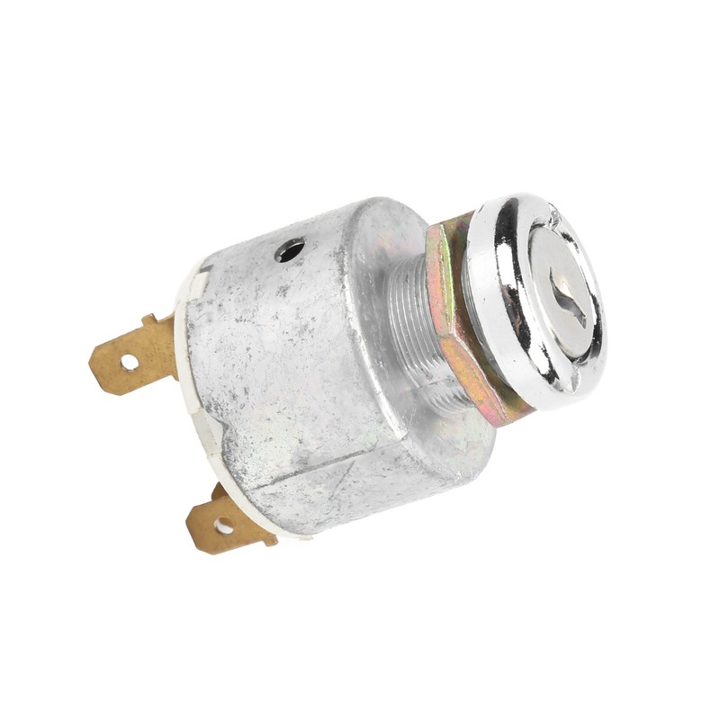 Universal Ignition Switch Lock Cylinder with Keys Aluminum Alloy Replacement