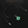 LERSUSI 4pcs Black Necklace Cords, Woven Wax Rope Chain for