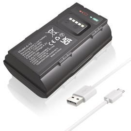 KUNLUN 7.0Ah VMA2400 Battery Compatible for Arlo Essential Wire-Free Video Doorbell, USB Rechargeable Battery for Arlo Doorbell AVD2001 AVD2001B