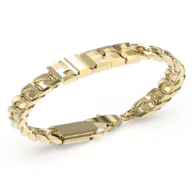 Guess Jewellery Man Bracelet JUXB03205JWYGBKS Brand One Size Non Precious Metal No Gemstone, Non-Precious Metal, No Gemstone