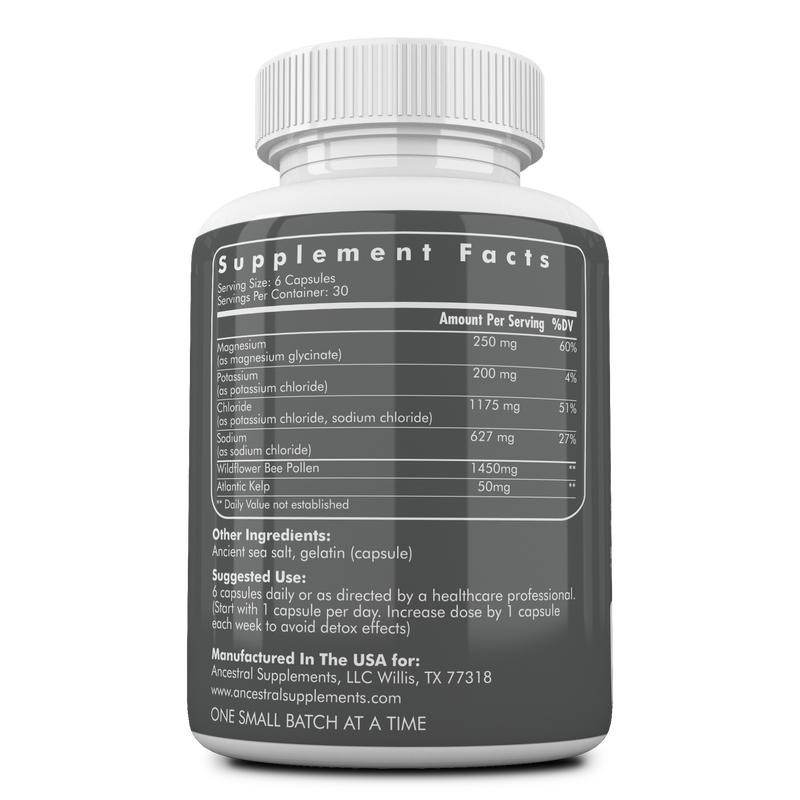 Ancestral Minerals Real Electrolytes – Magnesium, Potassium, Sodium – 180
