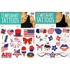 Savvi - Patriotic - Temporary Classic Tattoos - 25 ct.