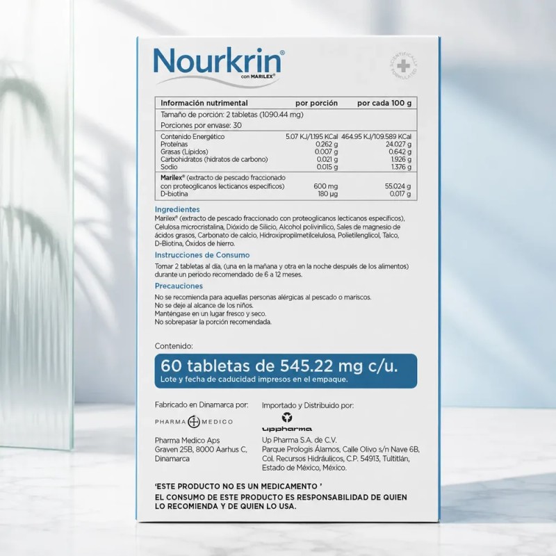 Nourkrin Woman 60 Tabletas Anticaída Crecimiento Del Cabello