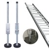 GDNTMU Ladder Leveler Pair with Engraved Anti-Slip Pattern Steel Pole