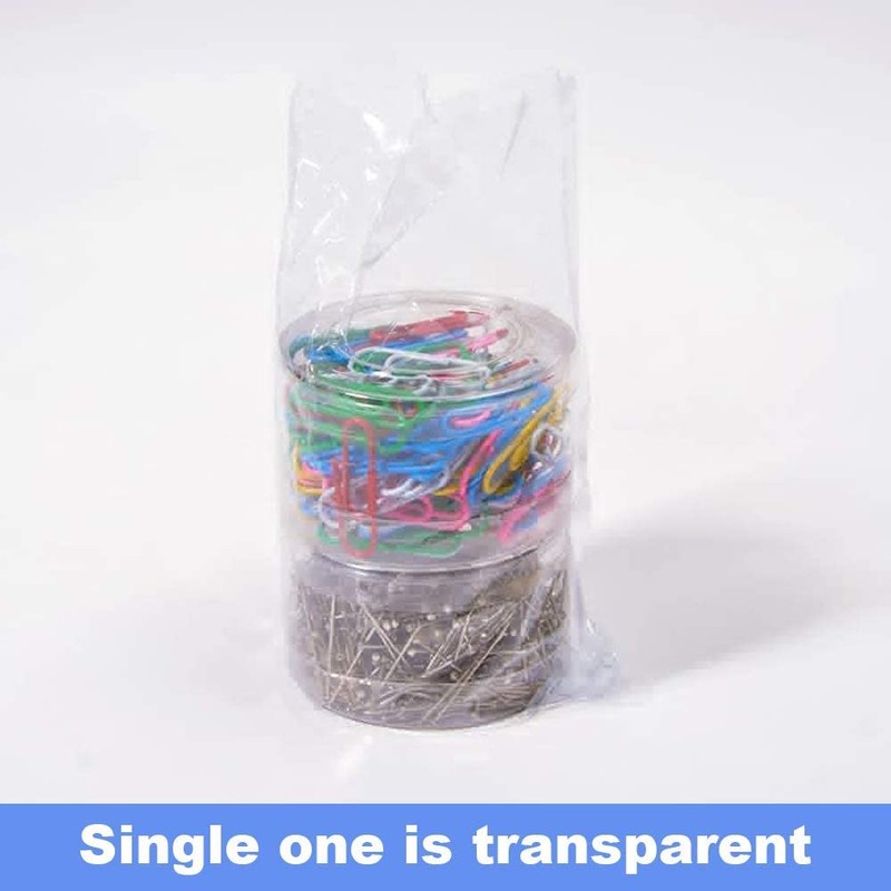 500 Pack 4X6 Heat Shrink Bags, Odorless Clear PVC, Perfect