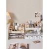 Makeup Organizer with 2 Drawers, Cosmetic Display Case, Storage Holder