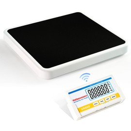 Helsevesen Medical Scale, Wireless Display 660 lb Bariatric Body Weight Scale, Physician Scale with 12.5" x 12.9" Platform, Remote Display Scale, Wrestling Scale, Floor Scale, Gym Scale