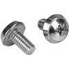 StarTech.com M6 Rack Screws and M6 Cage Nuts - 20
