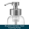 Grove Co. Foaming Soap Dispenser, 2 x Refillable Glass Bottles