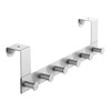 SOTECH Linea II Door Coat Rack (Brushed Stainless Steel, 380