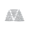 3Pcs Christmas Tree Dies Metal Die Cuts, 3Pcs Christmas Tree