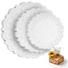 HAKSEN Paper Doilies, 36 PCS Lace Paper Placemats Assorted Sizes
