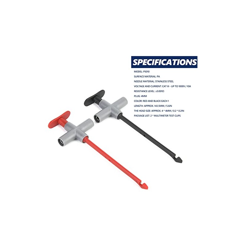 2 Uds. P5010 Sonda de Perforacin Clip de Prueba de