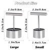 chislim 2 Pcs Apple Corer,Stainless Steel Pear Corer,Fruit Corer Tool,Kitchen