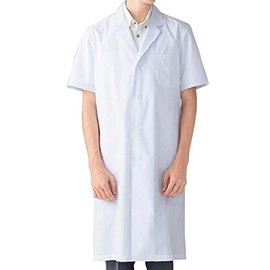 AP-RON 112-30 Men's Short Sleeve Exam Clothes, white