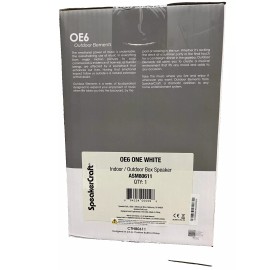 SpeakerCraft ASM80611 OE6 One 6.25" Outdoor Speaker - White (Each)