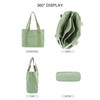 Women's Medium Handbag Canvas Satchel Tote Bag Shoulder Bag Shopper