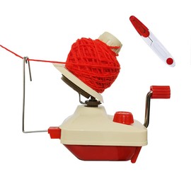 KNEWMART Yarn Ball Winder,Convenient Ball Winder for Yarn,Yarn Swift and Ball Winder Combo with Easy Installation for Yarn Storage + 1 Pcs Scissors (2)