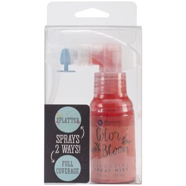 Prima Marketing Color Bloom Spray Bottle, 2-Ounce, Sultry Shimmer Tangerine