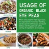 Jiva Organics Organic Black Eye Peas 2 Pound Bag -