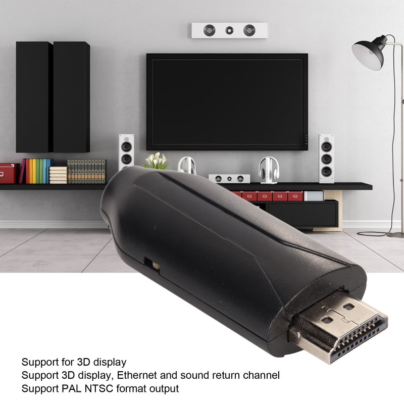 HD Multimedia Interface to RCA Converter Supports 4K 30hz HD