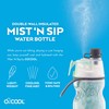 O2COOL Mist 'N Sip Misting Water Bottle 2-in-1 Mist And