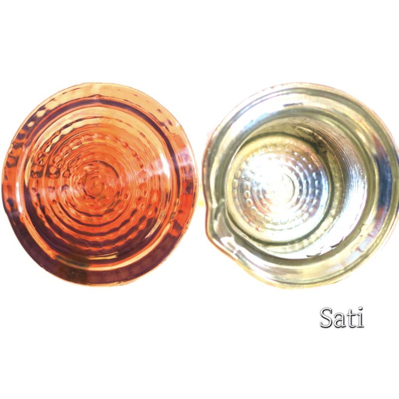 (Made in Turkey) Copper Ibric Jezbe (Turkish Coffee) Wooden Handle