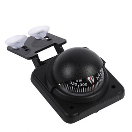 Digital Compass Car Mount Compass Black Compass for Windshield for Car, Watercraft, Boat, Caravan and Truck