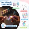 Netholid 9 Pack Removable Light Up Keyboard Fidget Toys for