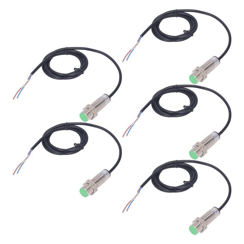5Pcs Inductive Proximity Switch 150Hz 2 Wire Normally Open IP65