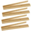 Set of 4 Mahjong Racks with Pushers, Bamboo Wood All-in-One