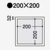 Fukubi T9N20 Ceiling Wall Inspection Port, Package Size: 11.2 x
