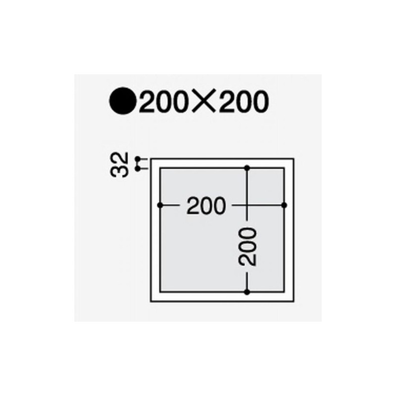 Fukubi T9N20 Ceiling Wall Inspection Port, Package Size: 11.2 x