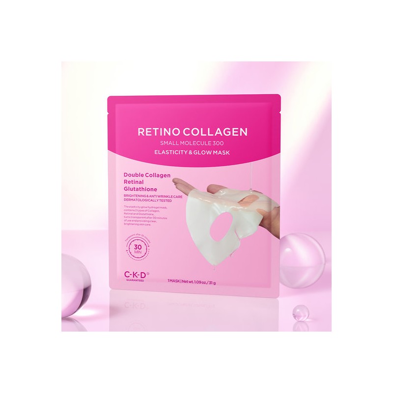 CKD [30 sheets/Collagen Pack Large Size] Retino Collagen Low Molecular