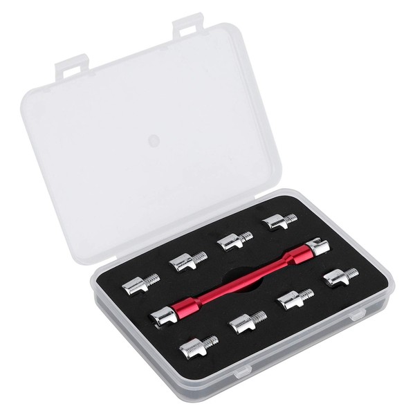 Motorcycle Spoke Wrench Set, 5.0 6.8 Length 93Mm/3.7 Inches Off