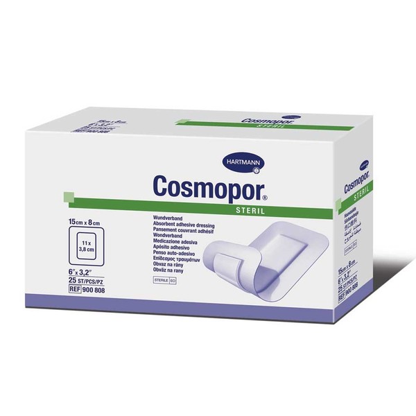 Cosmopor Steril 6" x 3.2" - Box of 25