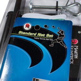 Martin Kilpatrick Standard Table Tennis Net Set – Fits Table Tennis Tables up to 2.25 inches Thick – Length of The Net Set is 68 inches – Tension System