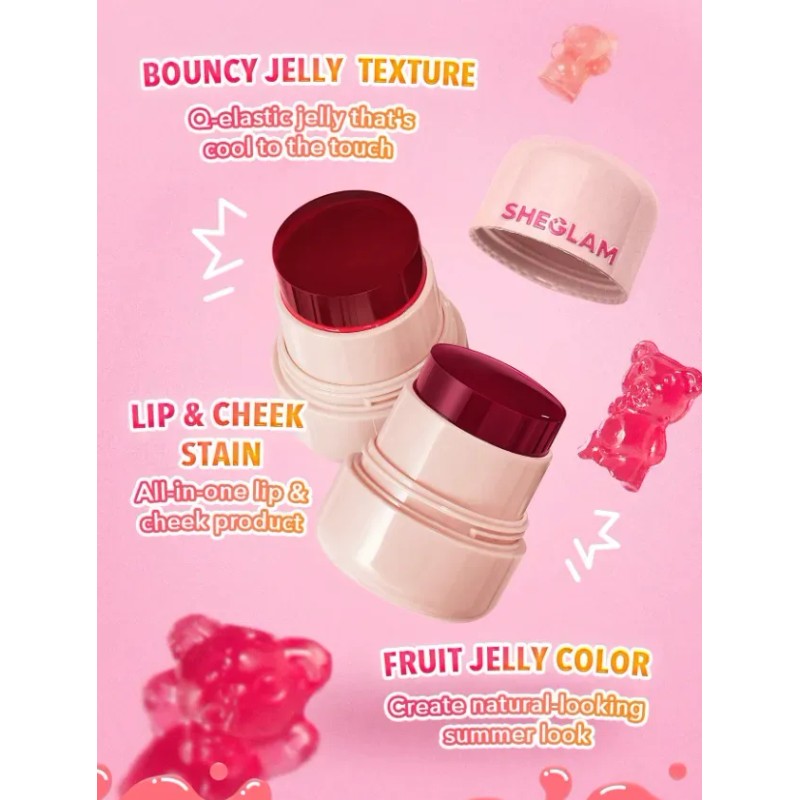 Sheglam Blush Jelly-licious Hidratante 2 En 1 Labios Y Rubor